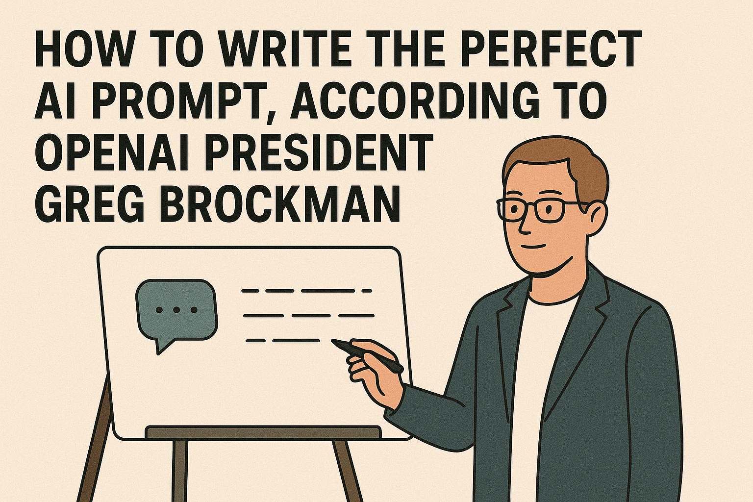 How to Write the Perfect AI Prompt, According to OpenAI President Greg Brockman
