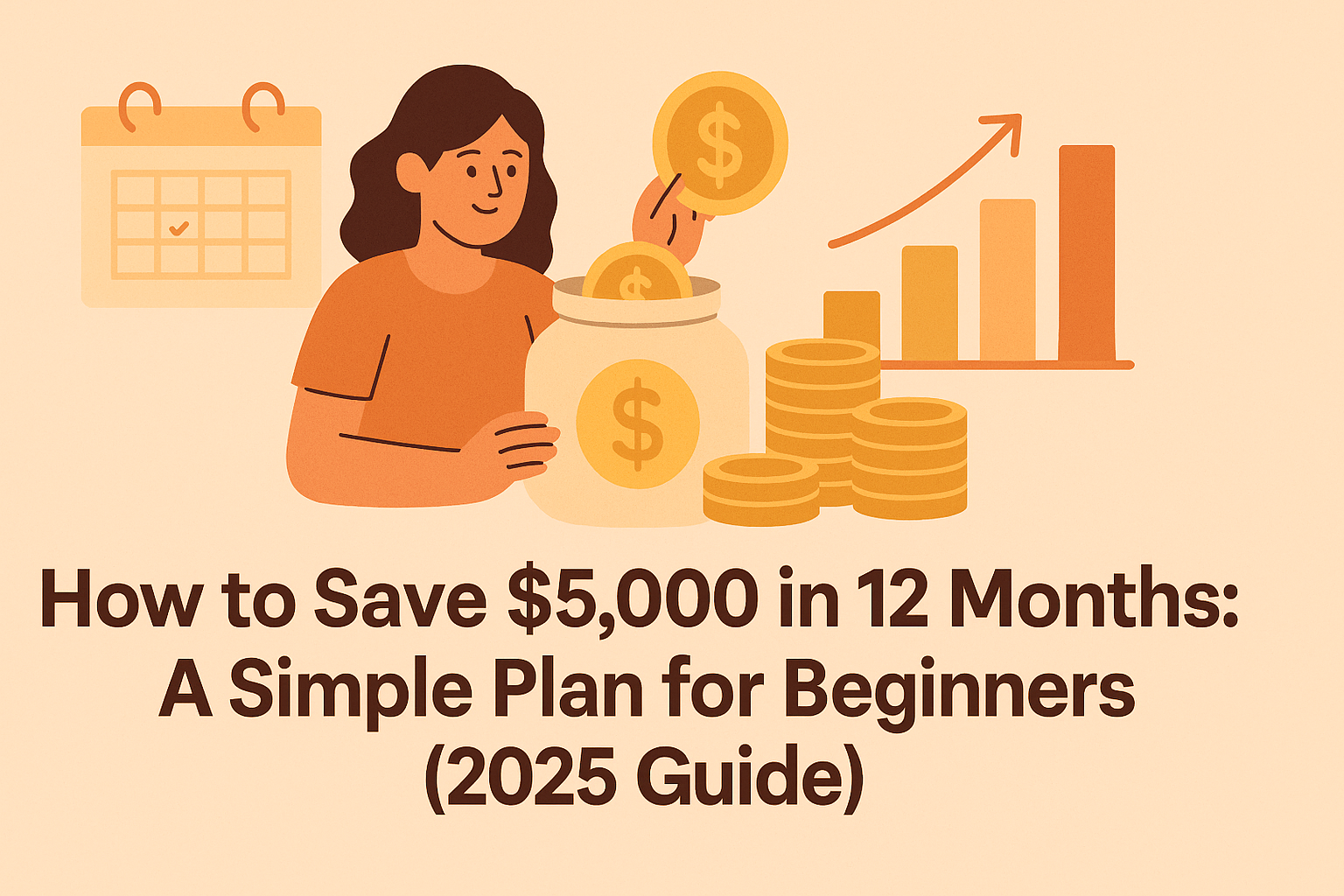 How to Save $5,000 in 12 Months: A Simple Plan for Beginners (2025 Guide)