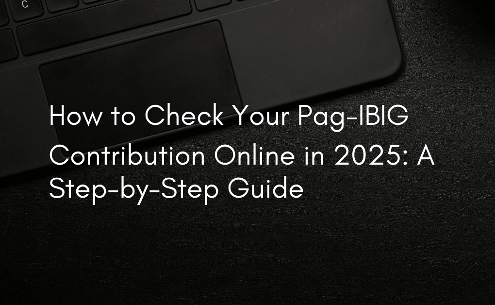 How to Check Your Pag-IBIG Contribution Online in 2025: A Step-by-Step Guide